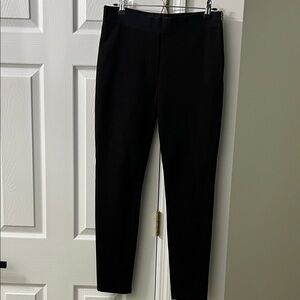 White House Black Market Black Leggings with Side Zip